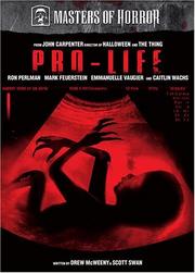 Masters of Horror: Pro-Life Masters of Horror: Pro-Life